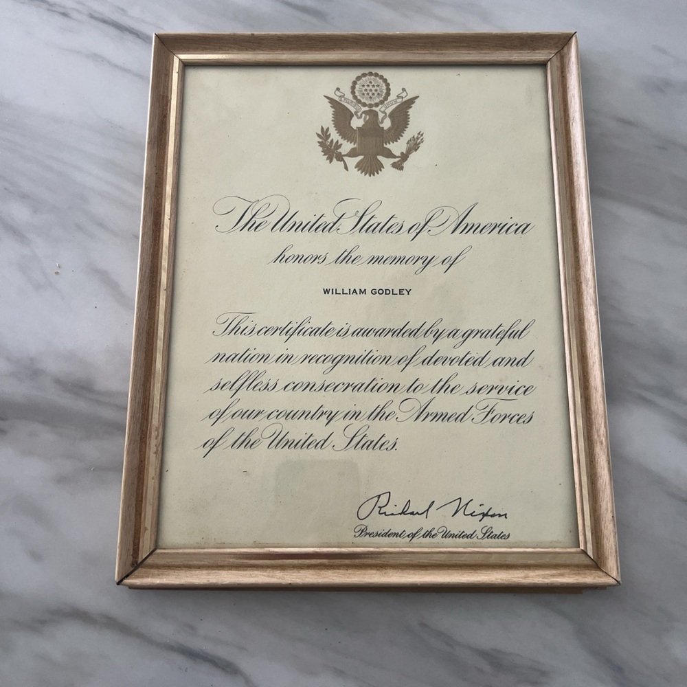 Presidential Certificate